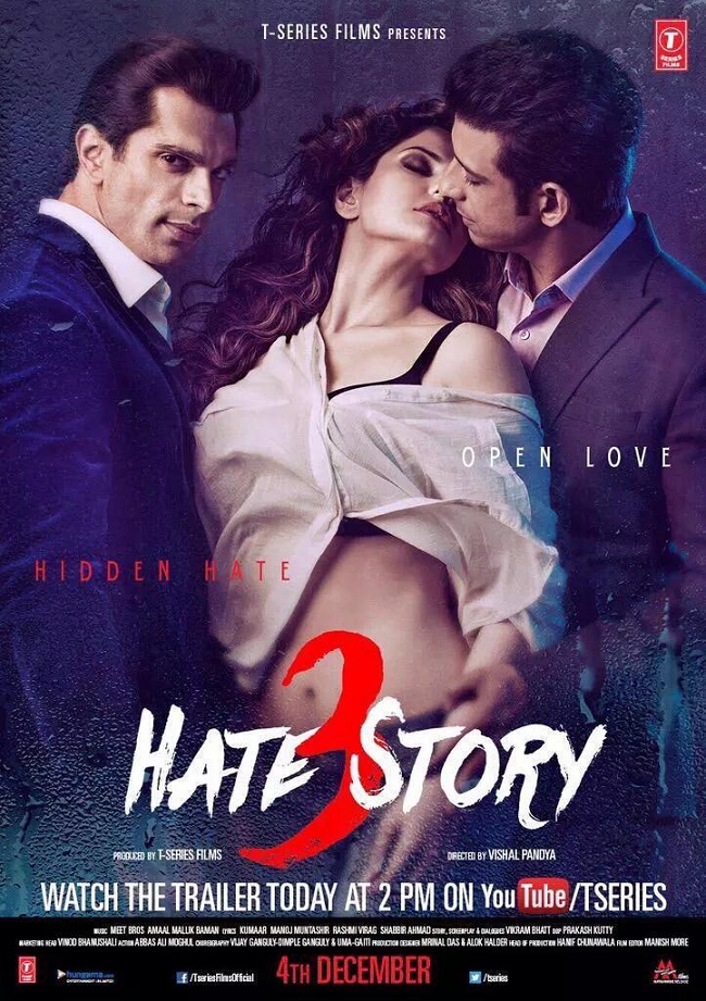 Daisy Shah Xxx Video - Hate Story 3 Trailer, Posters and Still