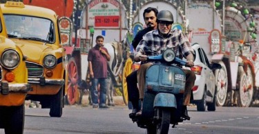 Amitabh, Nawazuddin Still from Movie Te3n