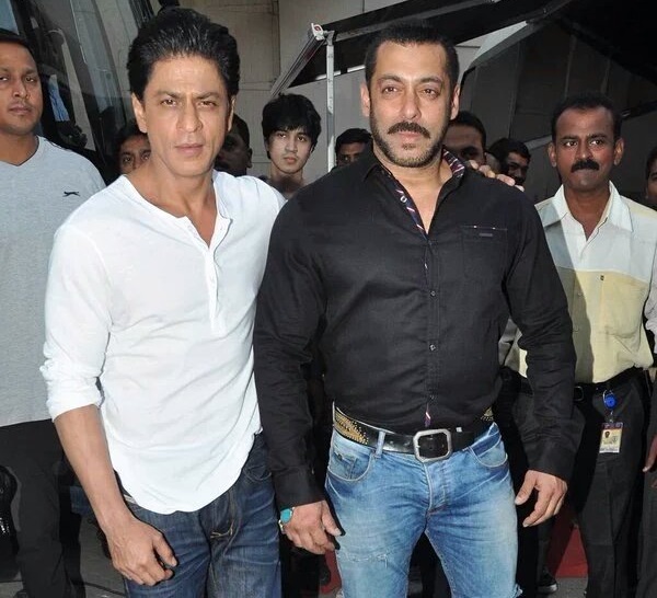 SRK with Salman Khan for Bigg Boss promo shoot