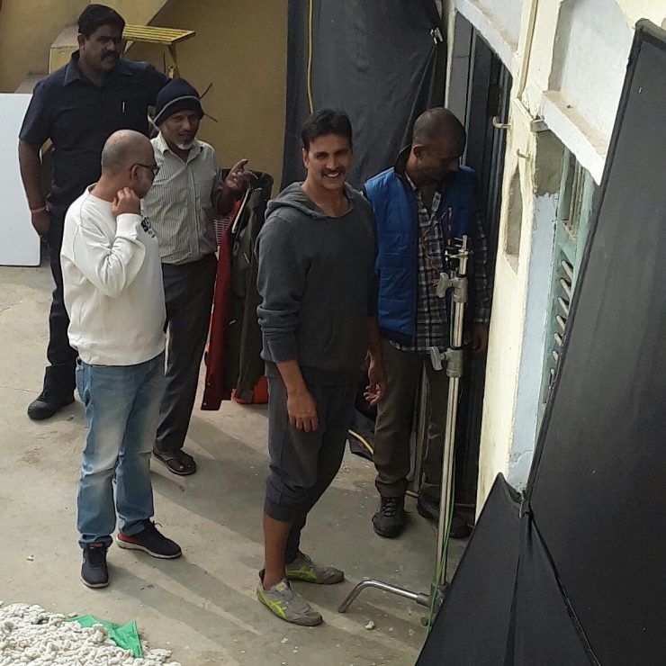 Akshay Kumar shooting